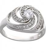 Signity Sterling Silver Purva Ring