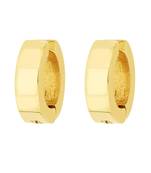 Non Pierced Gold Stainless Steel Plain Fashion Bali Round Studs Earring for Men Boys