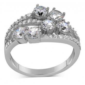Signity Sterling Silver Kolkatta Ring 1