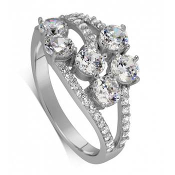 Signity Sterling Silver Kolkatta Ring 3