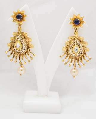 Designerpremium quality antique gemstone earrings 2
