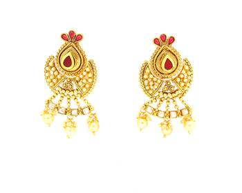Designerpremium quality antique gemstone earrings 1