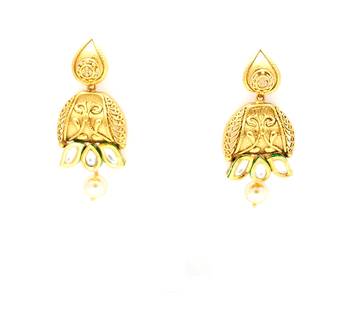 Designerpremium quality antique gemstone earrings 1