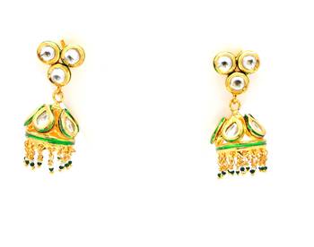 Designerpremium quality antique gemstone earrings 1