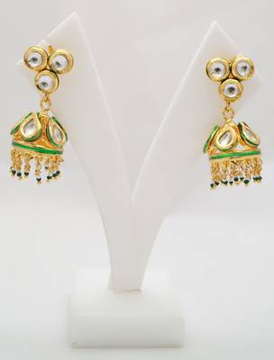 Designerpremium quality antique gemstone earrings 2