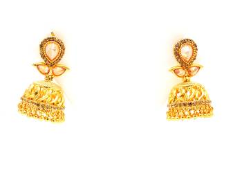 Designerpremium quality antique gemstone earrings 1