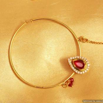 Ruby Kundan Nose Ring 2