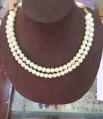 Double Line Pearls Necklace