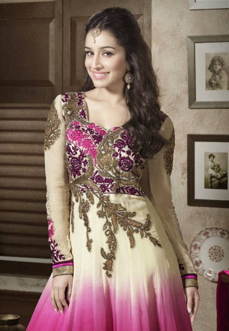 shraddha kapoor purple dress Shraddha Kapoor
