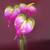Anthuriums Natural Touch Purple (Artificial)