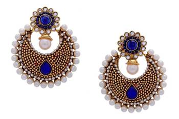 Beautiful Round Chand Bali Hangings 1
