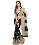 multicolor printed bhagalpuri silk saree With Blouse