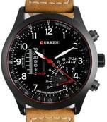 New Fashion Casual Brown and Black color watch Famous Brand Quartz Watch Wristwatch