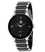 New Fashion Casual Black and Silver color watch Famous Brand Quartz Watch Wristwatch
