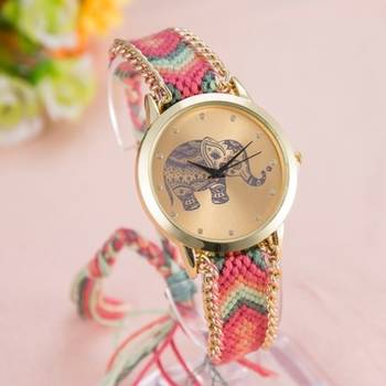 New Fashion Casual Pink color watch Famous Brand Quartz Watch Wristwatch 1