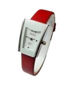 New Fashion Casual Red color watch Famous Brand Quartz Watch Wristwatch