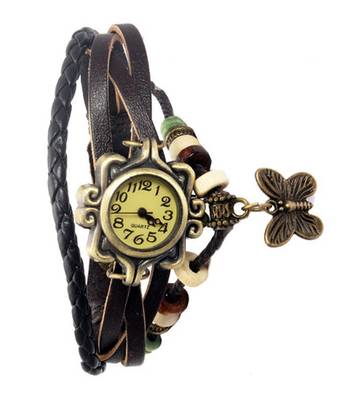 New Fashion Casual Brown color watch Famous Brand Quartz Watch Wristwatch 1