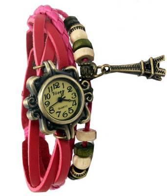 New Fashion Casual Pink color watch Famous Brand Quartz Watch Wristwatch 1