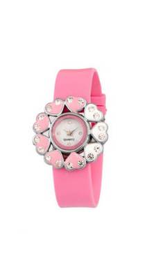 New Fashion Casual Pink color watch Famous Brand Quartz Watch Wristwatch 1