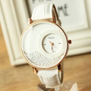 New Fashion Casual White color watch Famous Brand Quartz Watch Wristwatch 1