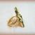 Star design kundan adjustable ring