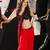 Evelyn Sharma Red Bollywood Replica Saree