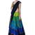 Multicolor printed art silk unstitched multicolor lehenga