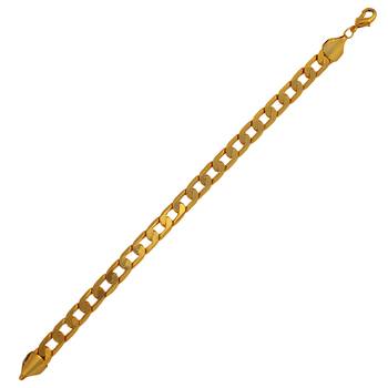 Micron Gold Plated Mens Bracelet 1