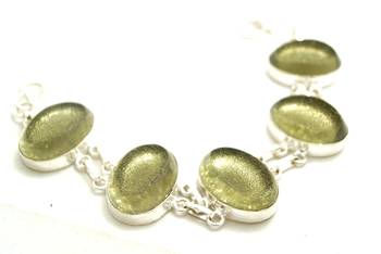 Sizzling Silver plated crystal bracelet 1