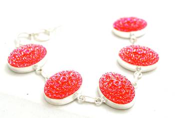 Sizzling Silver plated crystal bracelet 1