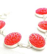 Sizzling Silver plated crystal bracelet