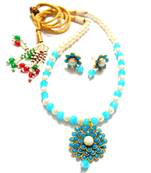 Small locket pachi necklace set