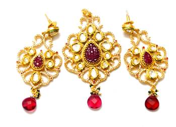 Royal kundan pendant set 1