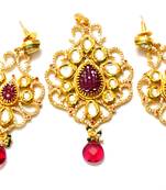 Royal kundan pendant set