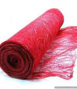 Red colour Jute Mat Roll - 10 ft length 
