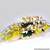 Assorted Artificial Flower Flat Arrangement with Jute Mat