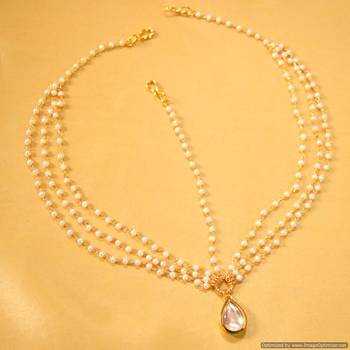 Kundan Pear Shaped Matha Patti 1