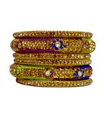 White pearl  bangles set