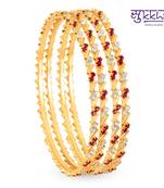 Sukkhi Gold Plated Color & AD Stone bangels Diwali offers 2014