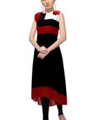 Multicolor Printed Georgette Stitched Kurti