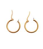 Pair Of Golden Big Metal Bali/Hoop Earring For Men