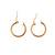 Pair Of Golden Big Metal Bali/Hoop Earring For Men