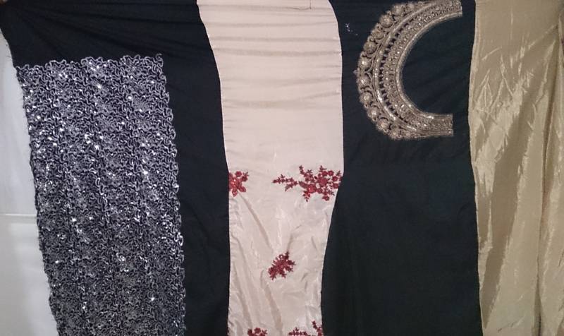 Jacqueline Fernandez Net Seqins work Bollywood style saree