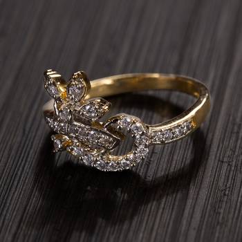 Rhodium  Plated Designer Ring 2