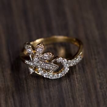 Rhodium  Plated Designer Ring 4