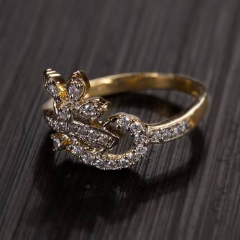 Rhodium  Plated Designer Ring 5