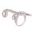 creeper cubic Zirconia Silver Plating Ring for Women