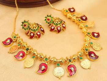 Gorgeous Handmade Mango Necklace Set 1