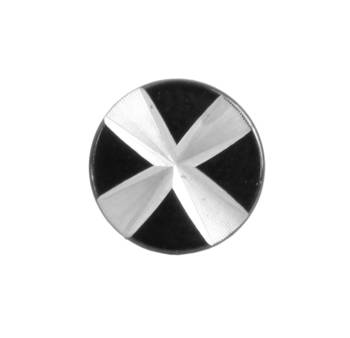 Barbell Dumbell Black Silver Round Stainless Steel Single Pierced Stud Earring for Men 2