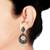 Oxidized Antique German Silver Light Weight Pearl Chandelier Earring For Women
